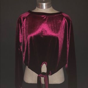 Red Velvet long sleeve top